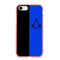Чехол iPhone 7/8 матовый Assassins Creed Valhalla, цвет: 3D-светло-розовый