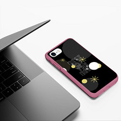 Чехол iPhone 7/8 матовый Лучший из лучших, цвет: 3D-малиновый — фото 2