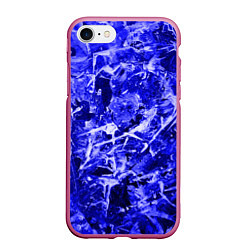 Чехол iPhone 7/8 матовый Dark Blue Gan, цвет: 3D-малиновый