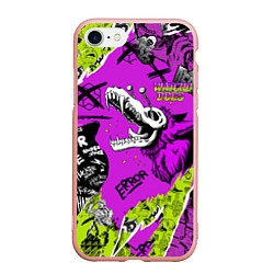 Чехол iPhone 7/8 матовый Watch Dogs: Legion, цвет: 3D-светло-розовый