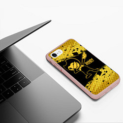 Чехол iPhone 7/8 матовый BENDY AND THE INK MACHINE, цвет: 3D-светло-розовый — фото 2