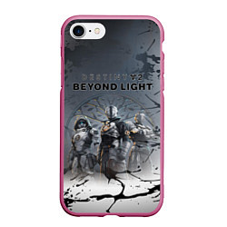 Чехол iPhone 7/8 матовый Destiny 2: Beyond Light, цвет: 3D-малиновый