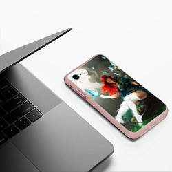 Чехол iPhone 7/8 матовый Windranger Dota, цвет: 3D-светло-розовый — фото 2