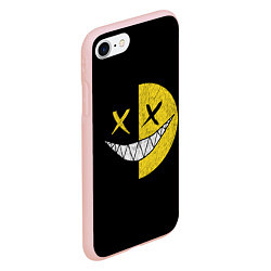 Чехол iPhone 7/8 матовый SMILE, цвет: 3D-светло-розовый — фото 2