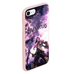 Чехол iPhone 7/8 матовый Darksiders 2, цвет: 3D-светло-розовый — фото 2