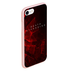 Чехол iPhone 7/8 матовый DEATH STRANDING S, цвет: 3D-светло-розовый — фото 2