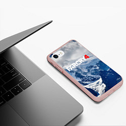 Чехол iPhone 7/8 матовый FARCRY 4 S, цвет: 3D-светло-розовый — фото 2