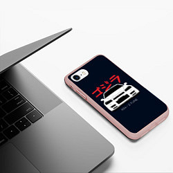Чехол iPhone 7/8 матовый Skyline R34 Z-Tune, цвет: 3D-светло-розовый — фото 2