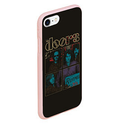 Чехол iPhone 7/8 матовый The Doors, цвет: 3D-светло-розовый — фото 2