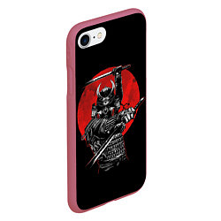 Чехол iPhone 7/8 матовый Samurai, цвет: 3D-малиновый — фото 2