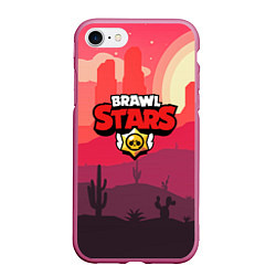 Чехол iPhone 7/8 матовый BRAWL STARS