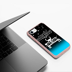 Чехол iPhone 7/8 матовый HOLLOW KNIGHT, цвет: 3D-светло-розовый — фото 2
