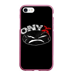 Чехол iPhone 7/8 матовый Onyx, цвет: 3D-малиновый