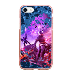 Чехол iPhone 7/8 матовый Destiny 2 : Beyond Light, цвет: 3D-светло-розовый