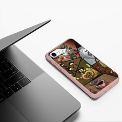 Чехол iPhone 7/8 матовый Dont Starve, цвет: 3D-светло-розовый — фото 2