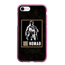 Чехол iPhone 7/8 матовый Nomad, цвет: 3D-малиновый