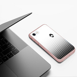 Чехол iPhone 7/8 матовый Renault, цвет: 3D-светло-розовый — фото 2