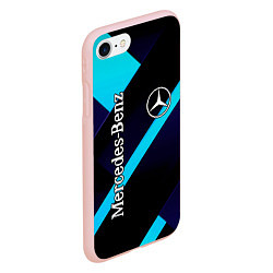 Чехол iPhone 7/8 матовый Mercedes Benz, цвет: 3D-светло-розовый — фото 2