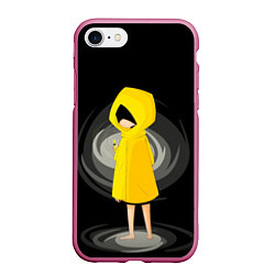 Чехол iPhone 7/8 матовый Little Nightmares с Зажигалкой, цвет: 3D-малиновый