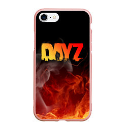 Чехол iPhone 7/8 матовый DAYZ ДЕЙЗИ, цвет: 3D-светло-розовый