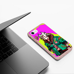 Чехол iPhone 7/8 матовый Джагер Dota 2, цвет: 3D-светло-розовый — фото 2
