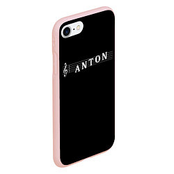 Чехол iPhone 7/8 матовый Anton, цвет: 3D-светло-розовый — фото 2