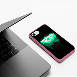 Чехол iPhone 7/8 матовый THE LAST OF US ЭЛЛИ ОДНИ ИЗ, цвет: 3D-малиновый — фото 2