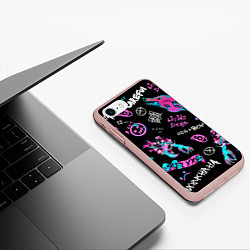 Чехол iPhone 7/8 матовый CS GO, цвет: 3D-светло-розовый — фото 2