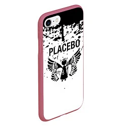 Чехол iPhone 7/8 матовый Placebo, цвет: 3D-малиновый — фото 2