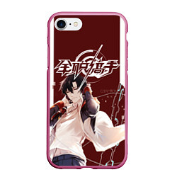 Чехол iPhone 7/8 матовый Champion The Kings Avatar, цвет: 3D-малиновый