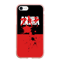 Чехол iPhone 7/8 матовый Akira, цвет: 3D-светло-розовый