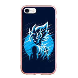 Чехол iPhone 7/8 матовый Dragon Ball Z Art, цвет: 3D-светло-розовый