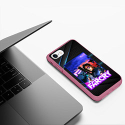 Чехол iPhone 7/8 матовый FARCRY REBORN ФАРКРАЙ РЕБОРН, цвет: 3D-малиновый — фото 2