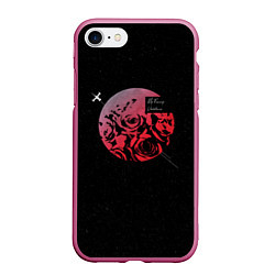 Чехол iPhone 7/8 матовый Cowboy Bebop My funny Valentine, цвет: 3D-малиновый