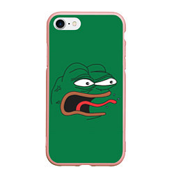 Чехол iPhone 7/8 матовый Pepe skin, цвет: 3D-светло-розовый