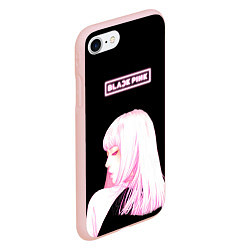 Чехол iPhone 7/8 матовый Лиса БП, цвет: 3D-светло-розовый — фото 2