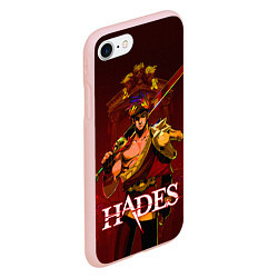 Чехол iPhone 7/8 матовый Zagreus Hades, цвет: 3D-светло-розовый — фото 2