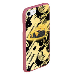 Чехол iPhone 7/8 матовый Drift, цвет: 3D-малиновый — фото 2