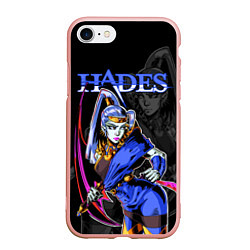 Чехол iPhone 7/8 матовый Hades Megaera, цвет: 3D-светло-розовый