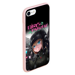 Чехол iPhone 7/8 матовый Девушки и танки Girls und Panzer Z, цвет: 3D-светло-розовый — фото 2