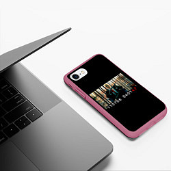 Чехол iPhone 7/8 матовый Hello agent, цвет: 3D-малиновый — фото 2