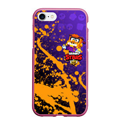 Чехол iPhone 7/8 матовый Грифф Griff, цвет: 3D-малиновый
