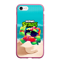 Чехол iPhone 7/8 матовый Базз Buzz Brawl Stars пляж