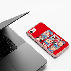 Чехол iPhone 7/8 матовый Tokyo Revengers Токийские мстители Poster Z, цвет: 3D-светло-розовый — фото 2