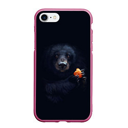 Чехол iPhone 7/8 матовый Медведь