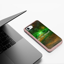 Чехол iPhone 7/8 матовый BLACK MESA HALF-LIFE Z, цвет: 3D-светло-розовый — фото 2