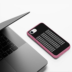 Чехол iPhone 7/8 матовый Ora Ora JoJo, цвет: 3D-малиновый — фото 2