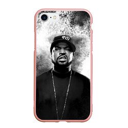 Чехол iPhone 7/8 матовый Ice Cube Айс Куб Z, цвет: 3D-светло-розовый