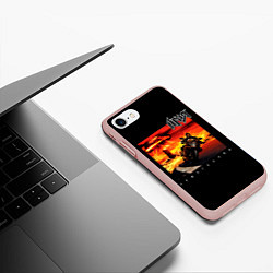 Чехол iPhone 7/8 матовый Ария АРМАГЕДДОН, цвет: 3D-светло-розовый — фото 2