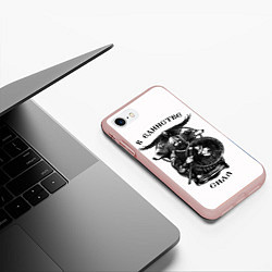 Чехол iPhone 7/8 матовый В ЕДИНСТВЕ СИЛА, цвет: 3D-светло-розовый — фото 2
